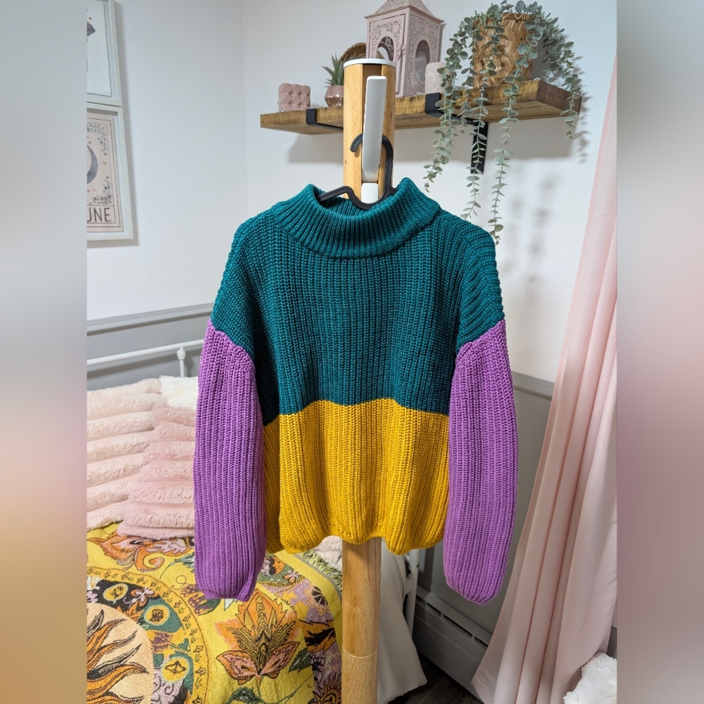 Notice the reckless sweater